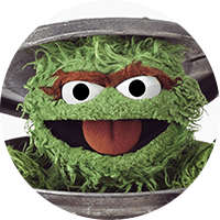 Oscar the Grouch Headshot